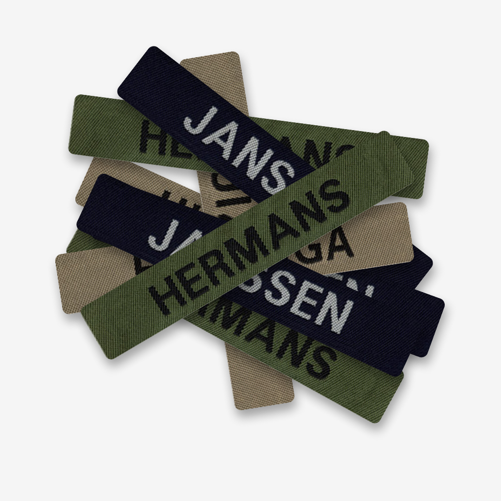 Legernaamlinten (per 4 stuks)